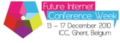 Logotipo da Semana da Conferncia da Internet do Futuro em 13-17 de Dezembro de 2010, Ghent